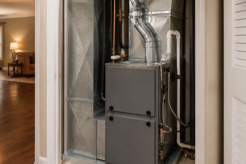 hvac system inside Memphis home